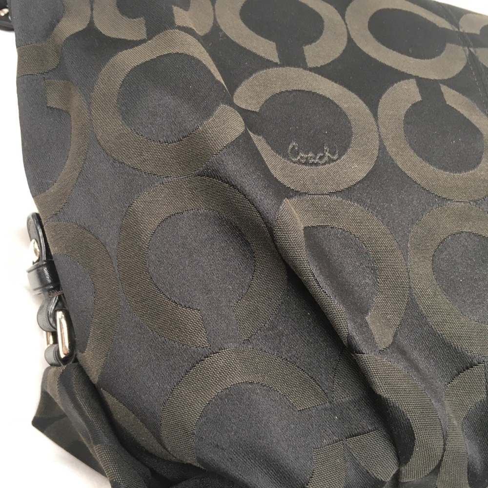 Coach Brooke Signature Sateen Hobo Shoulder Handbag Purse ✅Offers Welcome - Picture 4 of 13